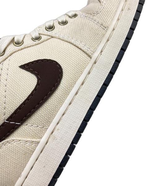 NIKE（ナイキ）NIKE (ナイキ) AIR JORDAN 1 LOW PRM ベージュ×ブラウン サイズ:27.0cmの古着・服飾アイテム