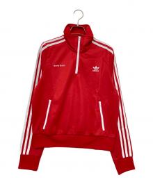 adidas（アディダス）の古着「Track Quarter Zip」｜レッド