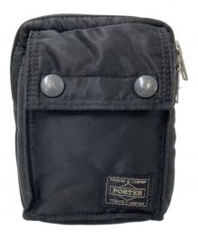 PORTER（ポーター）の古着「モバイルポーチ」｜ブラック