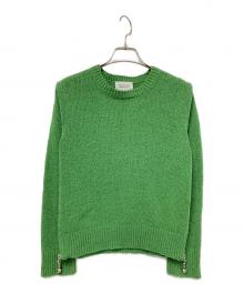 beautiful people（ビューティフルピープル）の古着「british wool side zipper pullover」｜グリーン