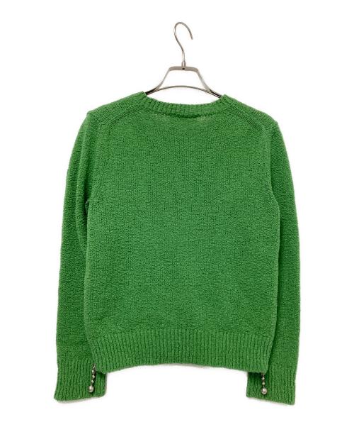 beautiful people（ビューティフルピープル）beautiful people (ビューティフルピープル) british wool side zipper pullover グリーン サイズ:140の古着・服飾アイテム