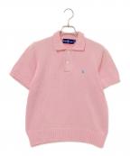 RALPH LAURENラルフローレン）の古着「半袖ニット」｜ピンク