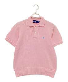 RALPH LAUREN（ラルフローレン）の古着「半袖ニット」｜ピンク