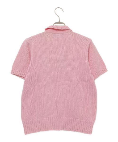 RALPH LAUREN（ラルフローレン）RALPH LAUREN (ラルフローレン) 半袖ニット ピンク サイズ:Lの古着・服飾アイテム