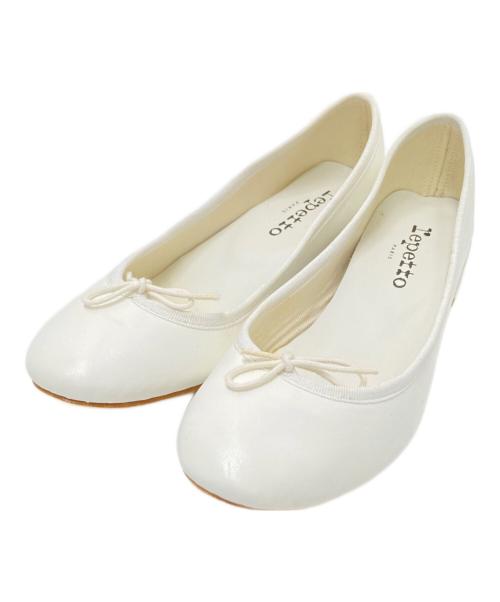 repetto（レペット）repetto (レペット) カミーユバレエシューズ ホワイト サイズ:37の古着・服飾アイテム