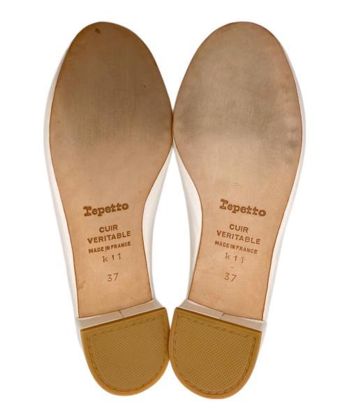 repetto（レペット）repetto (レペット) カミーユバレエシューズ ホワイト サイズ:37の古着・服飾アイテム