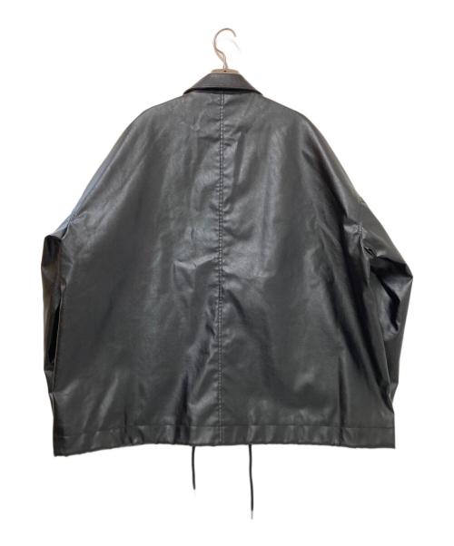 ADRER（アドラー）ADRER (アドラー) フェイクレザージャケット ブラック サイズ:Mの古着・服飾アイテム