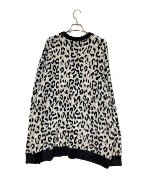 HUF（ハフ）HUF (ハフ) カーディガン ホワイト×ブラック サイズ:XLの古着・服飾アイテム