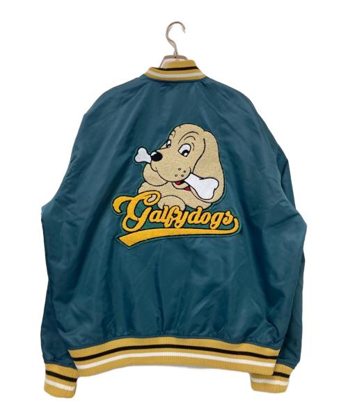 GALFY（ガルフィー）GALFY (ガルフィー) チームGALFY ジャケット グリーン×イエロー サイズ:中型犬（L）の古着・服飾アイテム