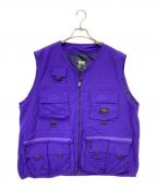 FTCエフティーシー）の古着「TACTICAL FISHING VEST」｜パープル