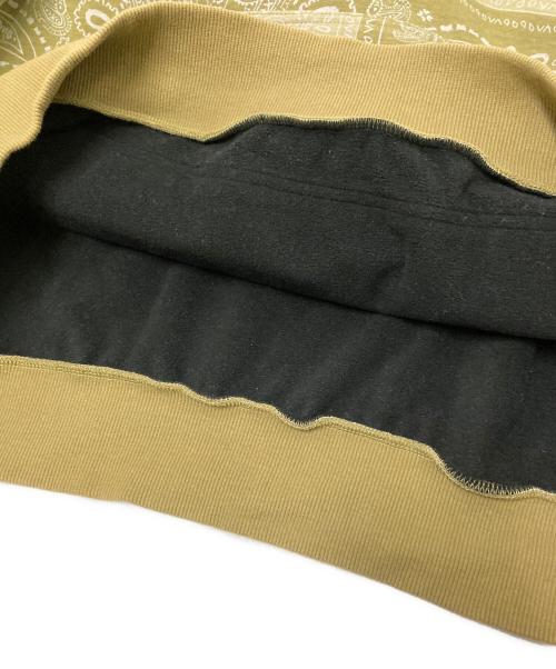 RVCA（ルーカ）RVCA (ルーカ) パッチワーク バンダナ P/Oパーカー ベージュ サイズ: Lの古着・服飾アイテム