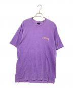 stussyステューシー）の古着「プリントTシャツ」｜パープル