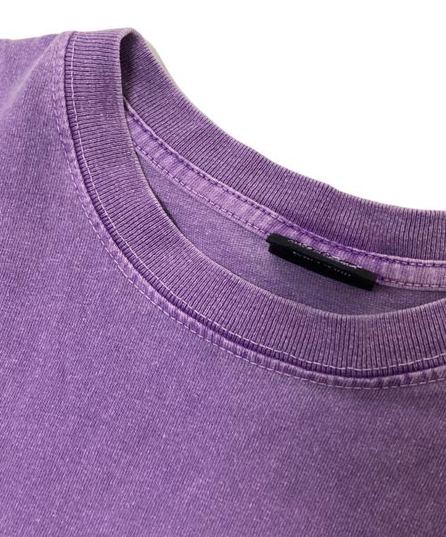 stussy（ステューシー）stussy (ステューシー) プリントTシャツ パープル サイズ:Mの古着・服飾アイテム