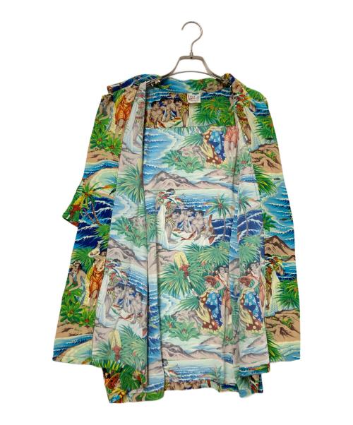 Sun Surf SPECIAL EDITION（サンサーフ・スペシャルエディション）Sun Surf SPECIAL EDITION (サンサーフ・スペシャルエディション) アロハシャツ グリーン×ベージュ サイズ:XLの古着・服飾アイテム
