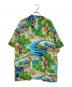 Sun Surf SPECIAL EDITION（サンサーフ・スペシャルエディション）の古着「アロハシャツ」｜グリーン×ベージュ
