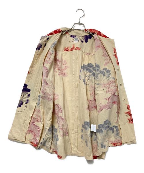 Sun Surf（サンサーフ）Sun Surf (サンサーフ) “唐獅子牡丹 KARAJISHI BOTAN” ベージュ サイズ:XLの古着・服飾アイテム