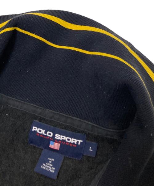 POLO SPORT（ポロスポーツ）POLO SPORT (ポロスポーツ) トラックジャケット ブラック サイズ:Lの古着・服飾アイテム