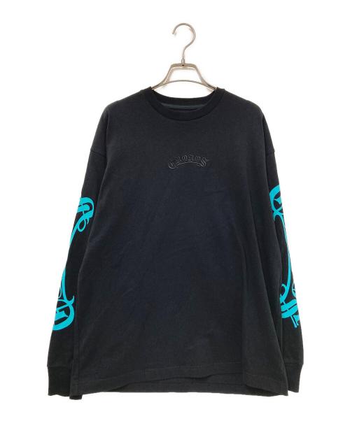CRONOS（クロノス）CRONOS (クロノス) ロングスリーブカットソー ブラック サイズ:Sの古着・服飾アイテム