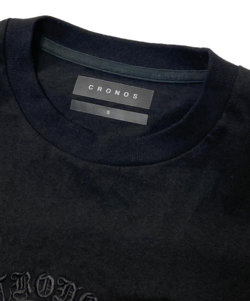 CRONOS（クロノス）CRONOS (クロノス) ロングスリーブカットソー ブラック サイズ:Sの古着・服飾アイテム