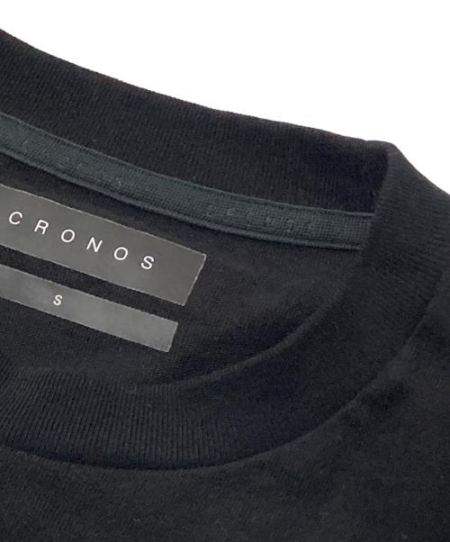 CRONOS（クロノス）CRONOS (クロノス) ロングスリーブカットソー ブラック サイズ:Sの古着・服飾アイテム