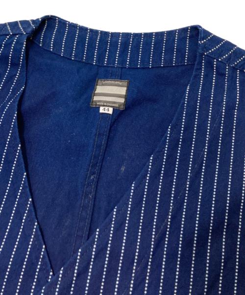 MOMOTARO JEANS（桃太郎ジーンズ）MOMOTARO JEANS (桃太郎ジーンズ) ワークベスト ネイビー サイズ:44の古着・服飾アイテム