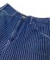 中古・古着 MOMOTARO JEANS (桃太郎ジーンズ) ヒッコリーパンツ ネイビー サイズ:W34：10000円