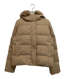 URBAN RESEARCH（アーバンリサーチ）の古着「ラビットフードストレッチショートダウン」｜ベージュ