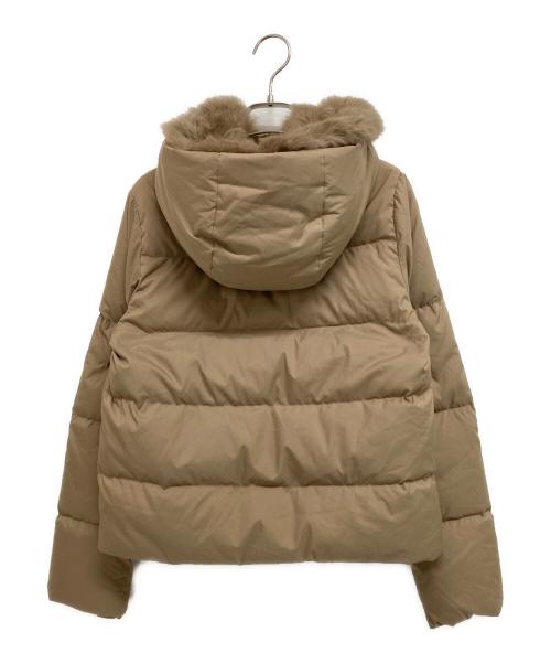 URBAN RESEARCH（アーバンリサーチ）URBAN RESEARCH (アーバンリサーチ) ラビットフードストレッチショートダウン ベージュ サイズ:36の古着・服飾アイテム