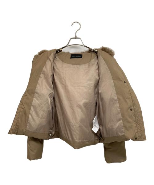 URBAN RESEARCH（アーバンリサーチ）URBAN RESEARCH (アーバンリサーチ) ラビットフードストレッチショートダウン ベージュ サイズ:36の古着・服飾アイテム