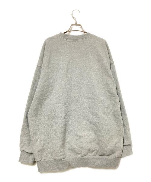 NAUTICA（ノーティカ）NAUTICA (ノーティカ) Arch Logo Crewneck Sweatshirt グレー サイズ: Lの古着・服飾アイテム