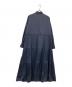L'Or (ロル) Waist tuck Shirt Dress ブラック サイズ:F 未使用品：7000円