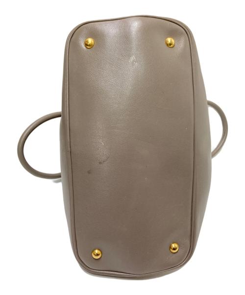 PRADA（プラダ）PRADA (プラダ) BORSA A MANO カーフレザートートバッグ グレージュ サイズ:下記参照の古着・服飾アイテム