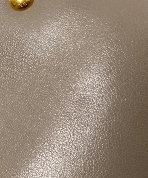 PRADA（プラダ）PRADA (プラダ) BORSA A MANO カーフレザートートバッグ グレージュ サイズ:下記参照の古着・服飾アイテム