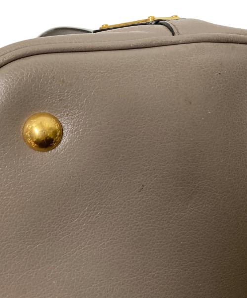 PRADA（プラダ）PRADA (プラダ) BORSA A MANO カーフレザートートバッグ グレージュ サイズ:下記参照の古着・服飾アイテム