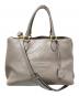 PRADA（プラダ）の古着「BORSA A MANO カーフレザートートバッグ」｜グレージュ