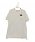 PLAY COMME des GARCONS（プレイコムデギャルソン）の古着「ハートワッペンＴシャツ」｜ホワイト