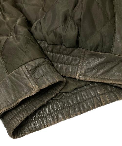sanjui（サンジュウイ）sanjui (サンジュウイ) レザージャケット グレー サイズ:Mの古着・服飾アイテム