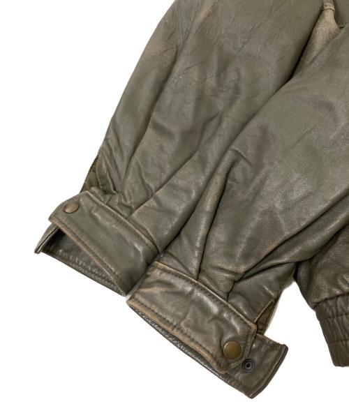 sanjui（サンジュウイ）sanjui (サンジュウイ) レザージャケット グレー サイズ:Mの古着・服飾アイテム