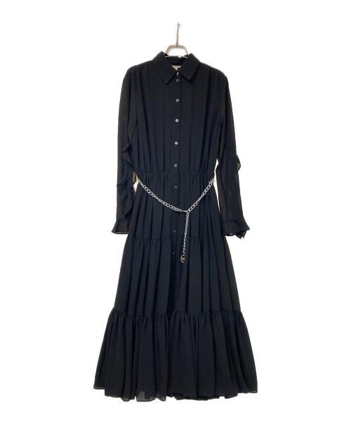 MICHAEL MICHAEL KORS（マイケル マイケルコース）MICHAEL MICHAEL KORS (マイケル マイケルコース) ティアードワンピース ブラック サイズ:Mの古着・服飾アイテム