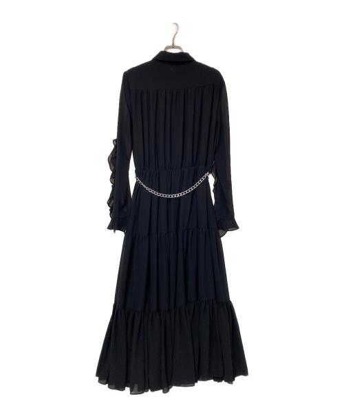 MICHAEL MICHAEL KORS（マイケル マイケルコース）MICHAEL MICHAEL KORS (マイケル マイケルコース) ティアードワンピース ブラック サイズ:Mの古着・服飾アイテム