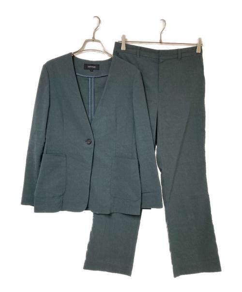 UNTITLED（アンタイトル）UNTITLED (アンタイトル) セットアップ グリーン サイズ:JKT:1/PT;2の古着・服飾アイテム