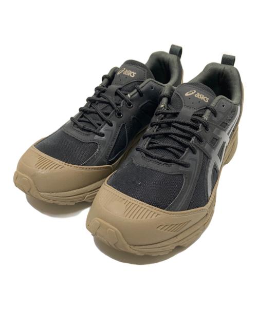 asics（アシックス）asics (アシックス) GEL-VENTURE 6 SHIELD ブラック×ベージュ サイズ:28.0cmの古着・服飾アイテム
