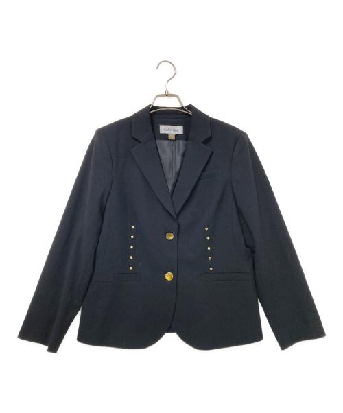 Calvin Klein（カルバンクライン）Calvin Klein (カルバンクライン) 2Bジャケット ブラック サイズ:10の古着・服飾アイテム