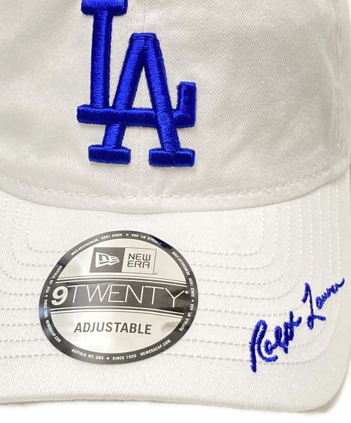 New Era（ニューエラ）New Era (ニューエラ) Cooperstown (クーパーズタウン) POLO RALPH LAUREN (ポロ・ラルフローレン) コラボベースボールキャップ ホワイト×ネイビー サイズ:下記参照の古着・服飾アイテム