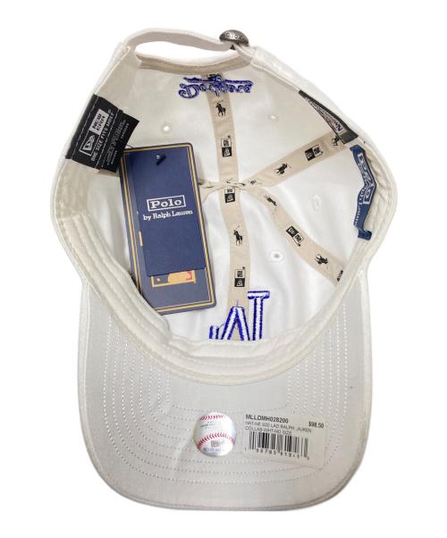New Era（ニューエラ）New Era (ニューエラ) Cooperstown (クーパーズタウン) POLO RALPH LAUREN (ポロ・ラルフローレン) コラボベースボールキャップ ホワイト×ネイビー サイズ:下記参照の古着・服飾アイテム