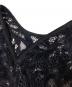 中古・古着 Ameri (アメリ) UND VELOUR LACE LAYEREDDRE ブラック サイズ:M：7000円