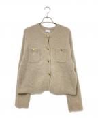 green label relaxingグリーンレーベルリラクシング）の古着「カーディガン」｜ベージュ