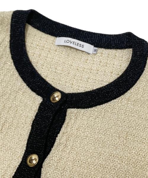 LOVELESS（ラブレス）LOVELESS (ラブレス) ジャケット ベージュ×ブラック サイズ:36の古着・服飾アイテム
