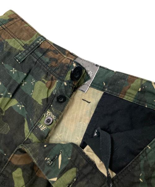 duppies（ダッピーズ）duppies (ダッピーズ) カーゴハーフパンツ グリーン サイズ:Lの古着・服飾アイテム