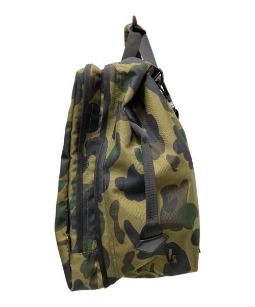 A BATHING APE（アベイシングエイプ）A BATHING APE (アベイシングエイプ) 1ST CAMO 3WAY BAG グリーン×ブラックの古着・服飾アイテム